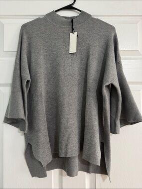BLVD Gray Crewneck Sweater